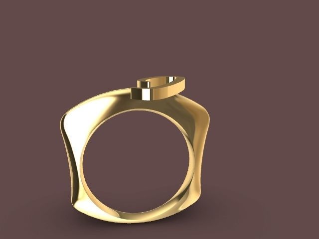alpha rings stl verified  3D print model_56