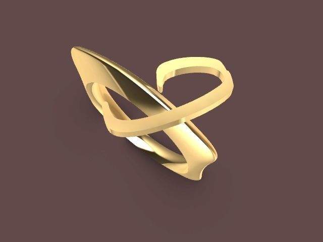 alpha rings stl verified  3D print model_54