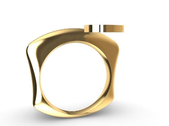alpha rings stl verified  3D print model_14