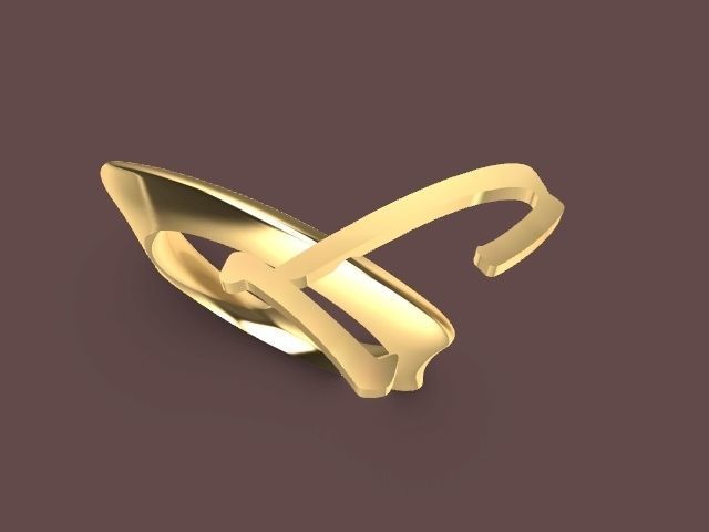 alpha rings stl verified  3D print model_68