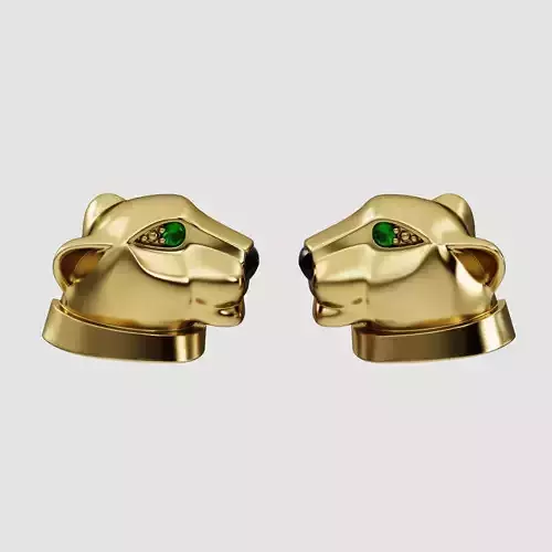 Brand panthere studs with locks