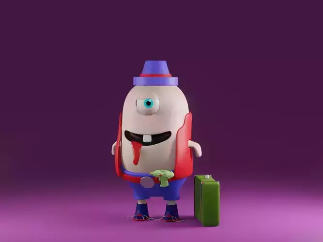 3D character cartoon