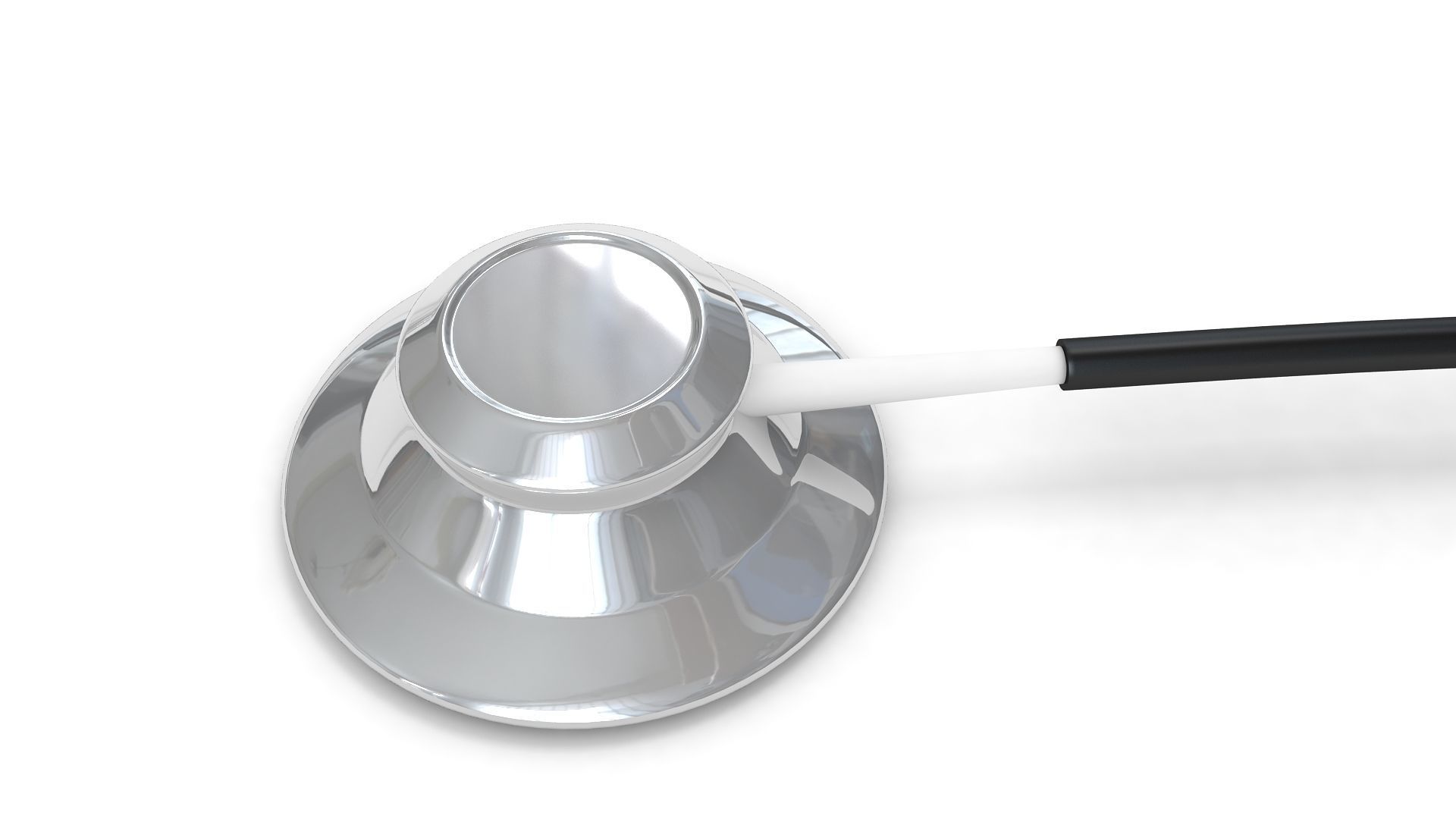 Stethoscope medical 3D model_3