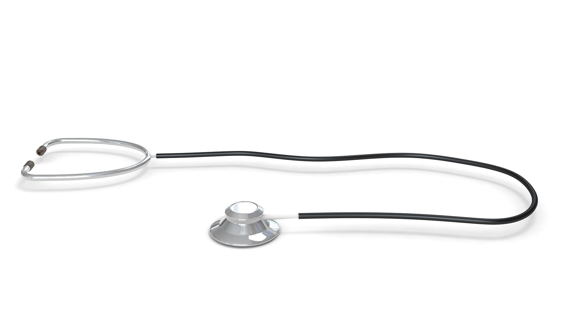 Stethoscope medical 3D model_1