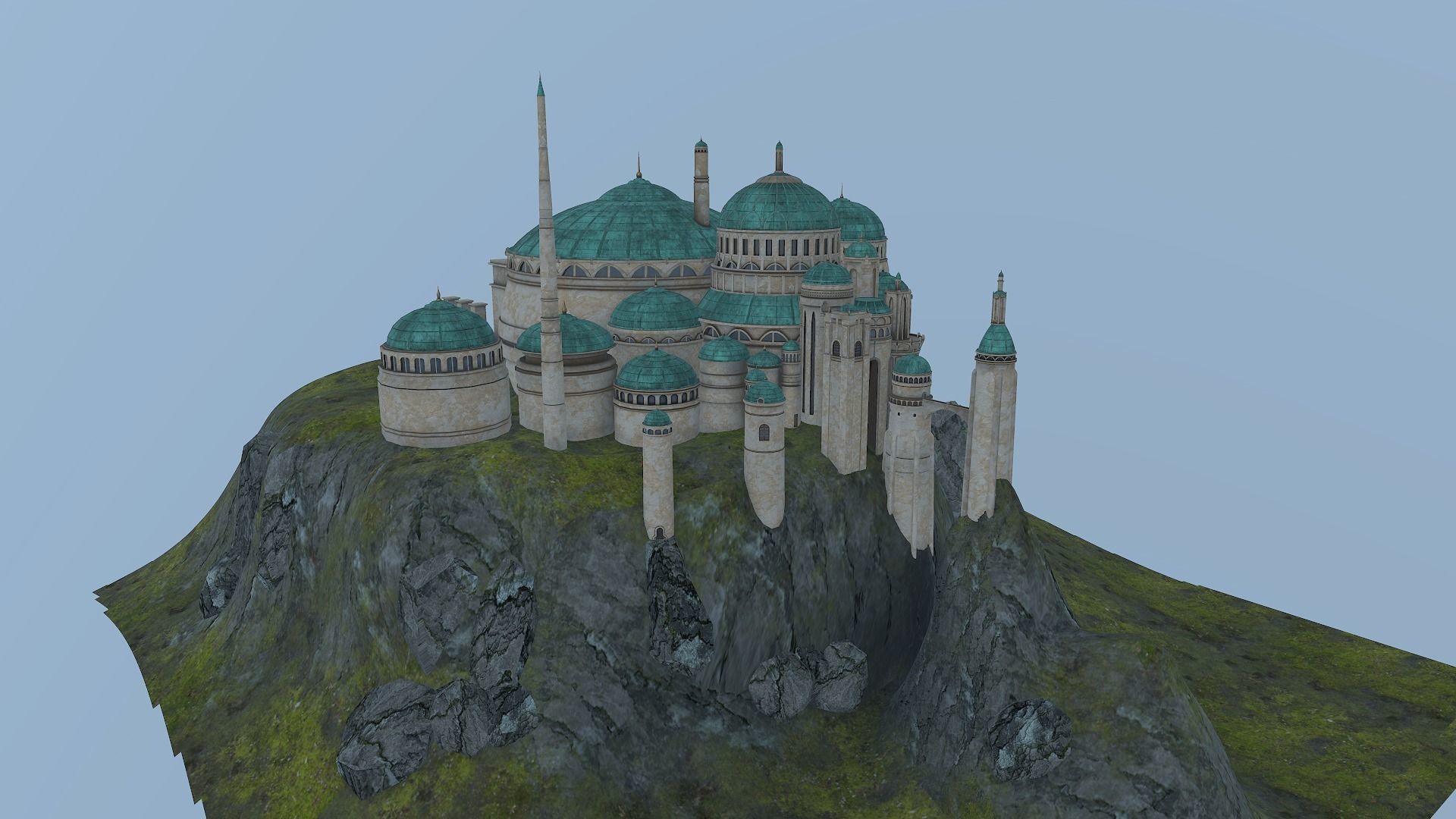 Theed Royal Palace -Naboo - Star Wars 3D model_23