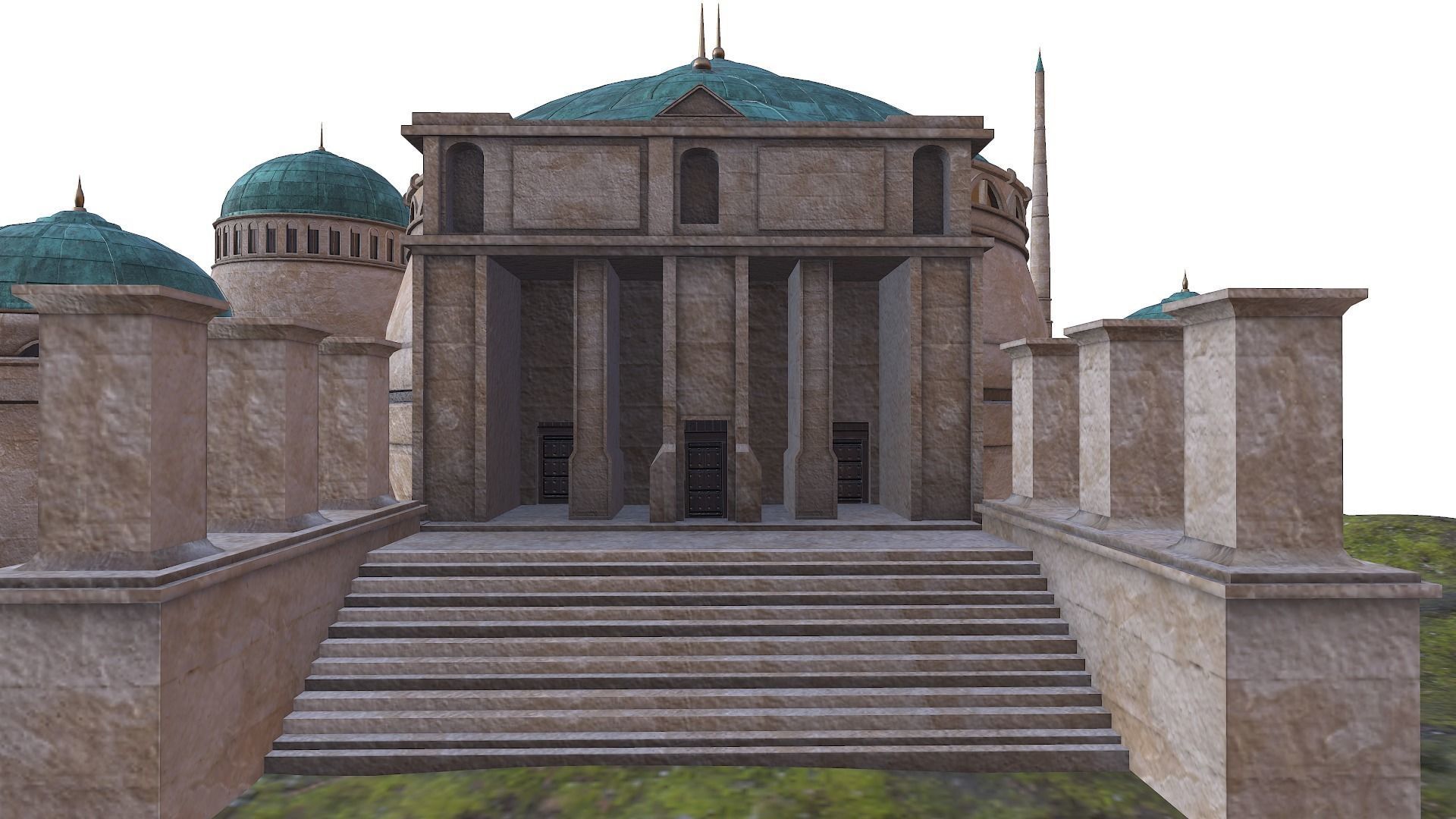 Theed Royal Palace -Naboo - Star Wars 3D model_13