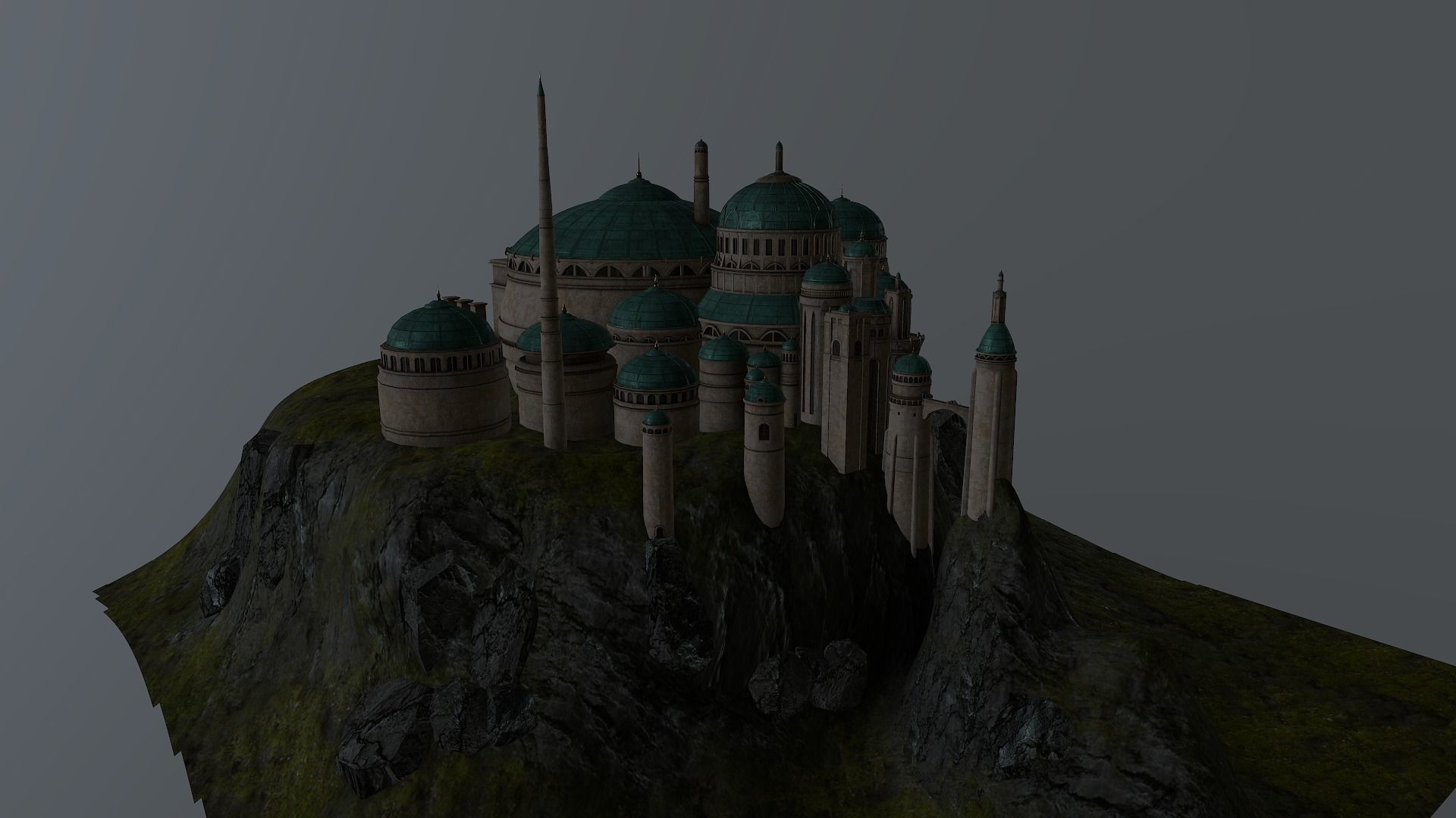 Theed Royal Palace -Naboo - Star Wars 3D model_33