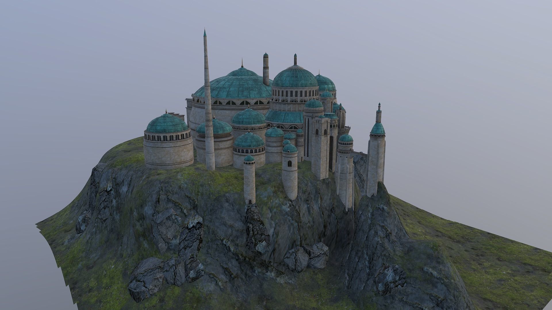 Theed Royal Palace -Naboo - Star Wars 3D model_18