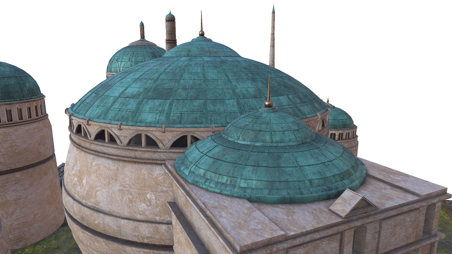 Theed Royal Palace -Naboo - Star Wars 3D model_14