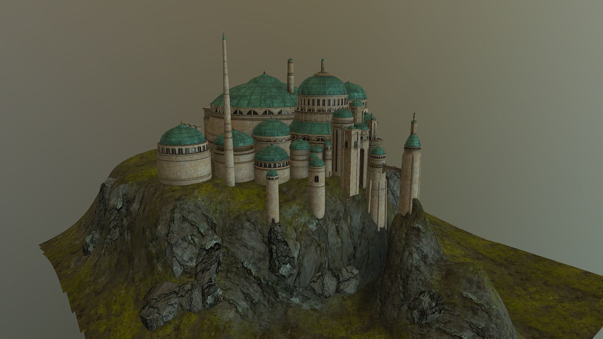 Theed Royal Palace -Naboo - Star Wars 3D model_30