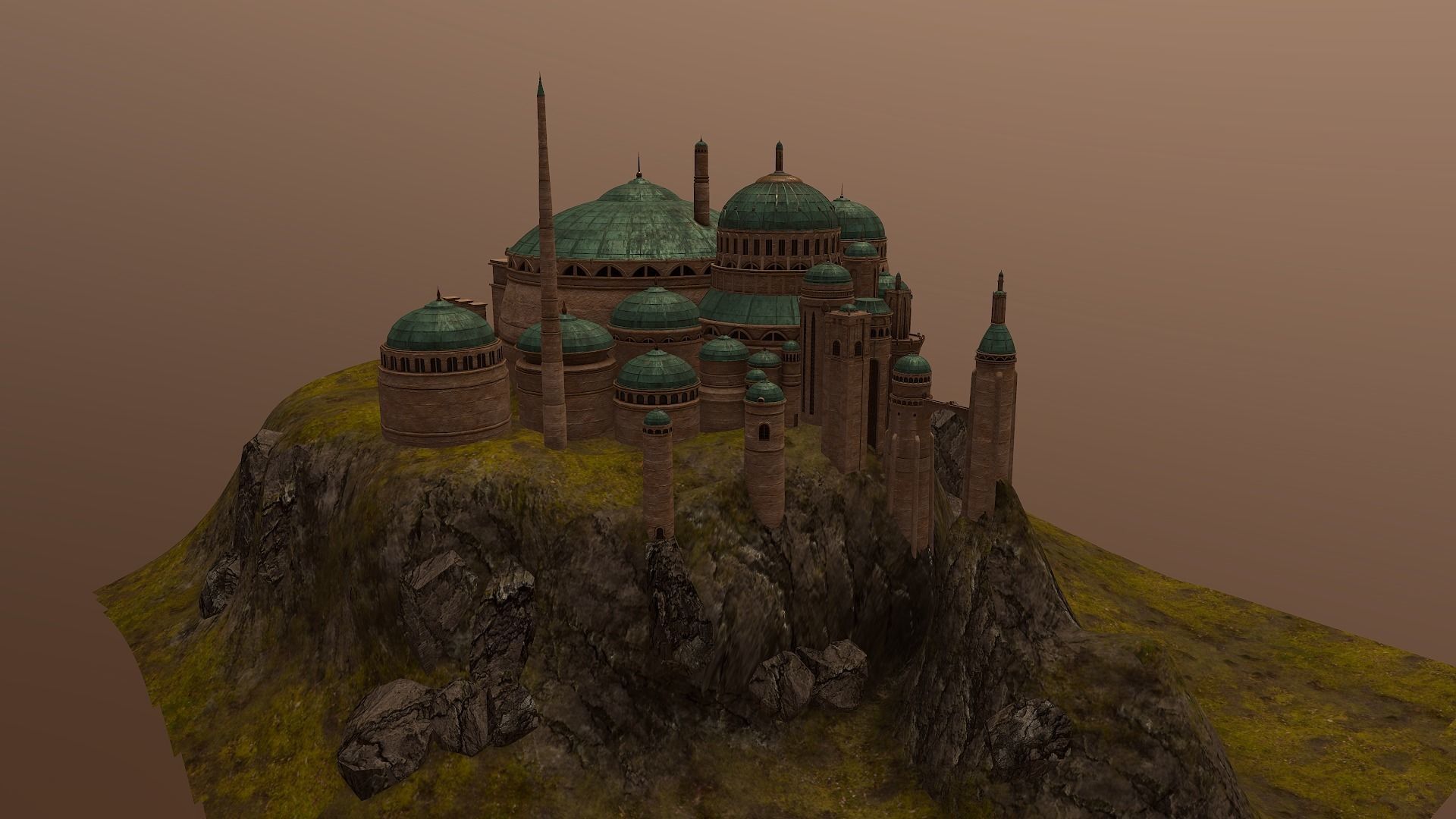 Theed Royal Palace -Naboo - Star Wars 3D model_37