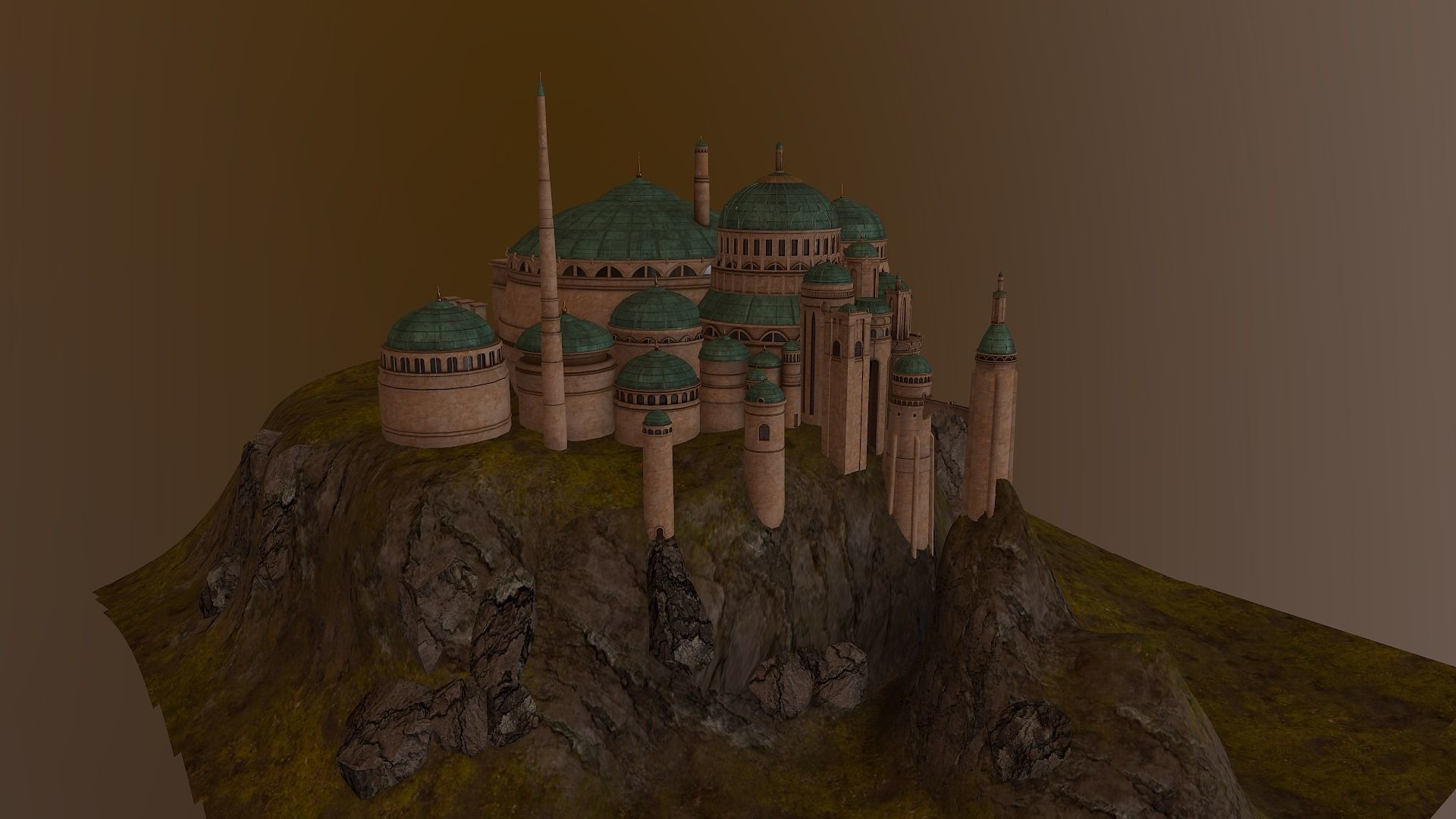 Theed Royal Palace -Naboo - Star Wars 3D model_22