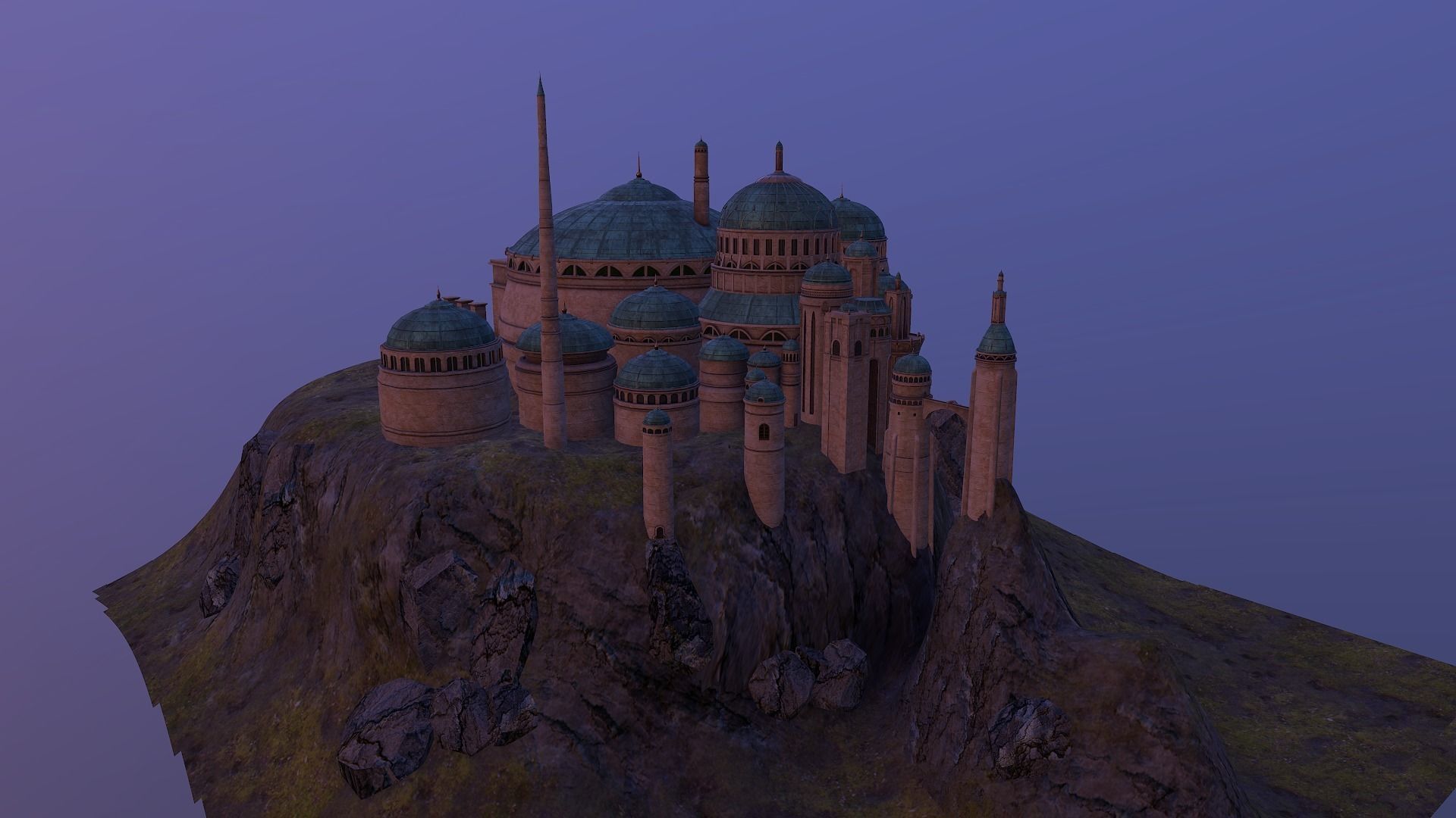 Theed Royal Palace -Naboo - Star Wars 3D model_17