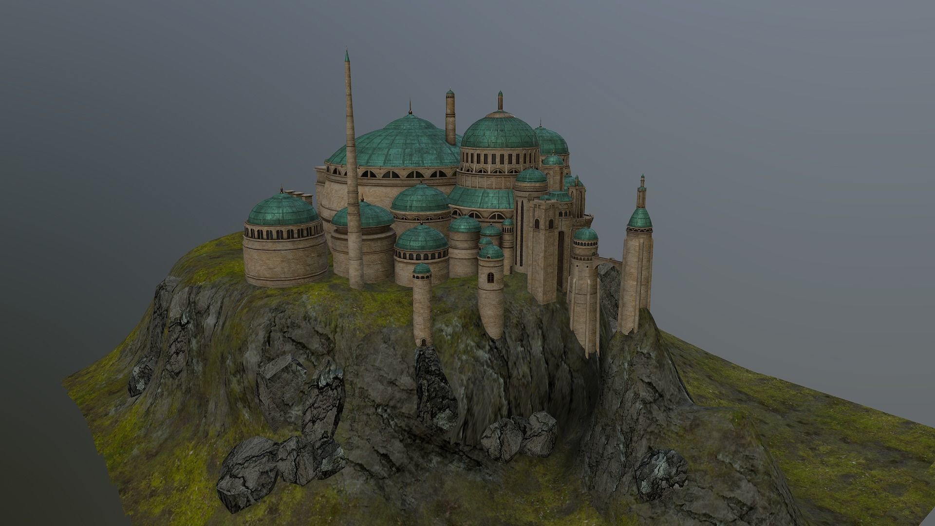 Theed Royal Palace -Naboo - Star Wars 3D model_25