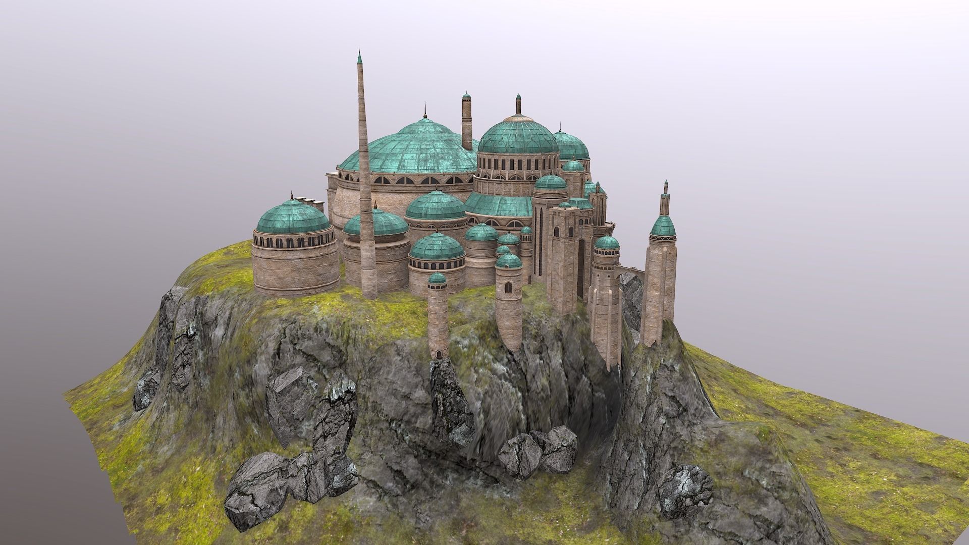 Theed Royal Palace -Naboo - Star Wars 3D model_40