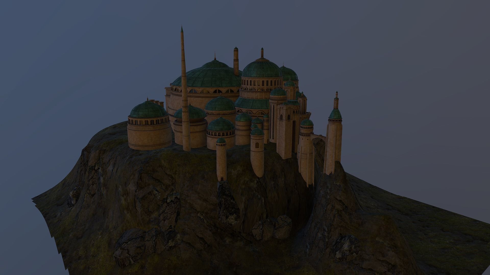Theed Royal Palace -Naboo - Star Wars 3D model_28