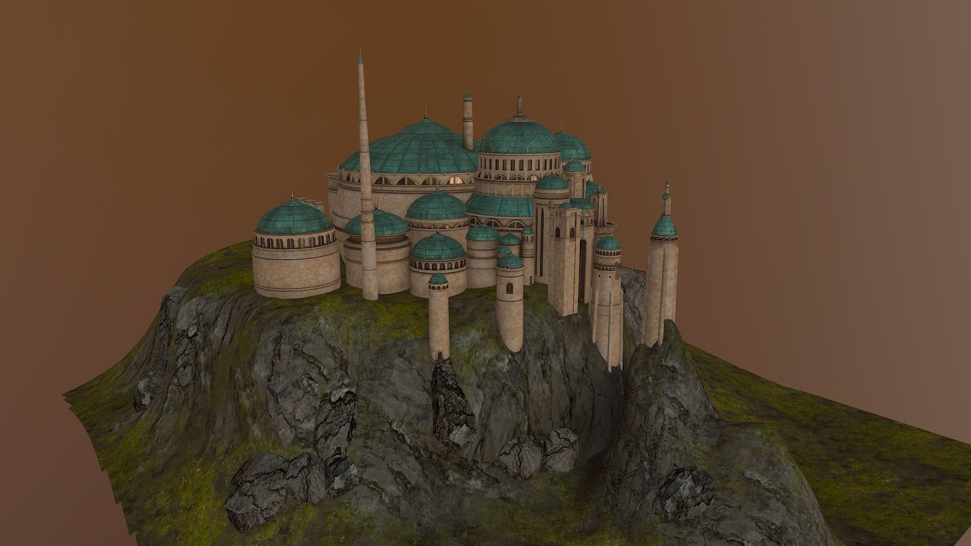 Theed Royal Palace -Naboo - Star Wars 3D model_32
