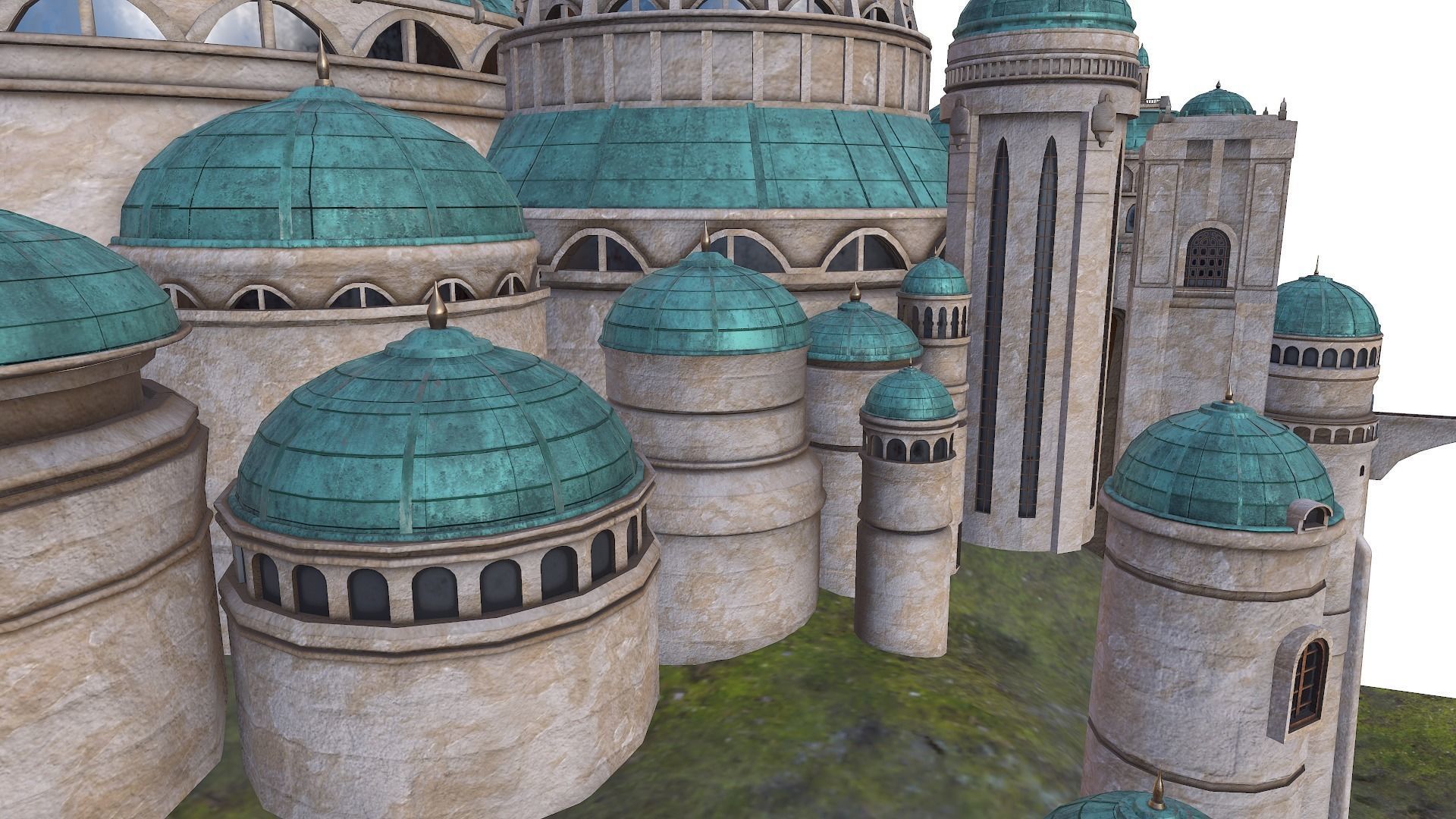 Theed Royal Palace -Naboo - Star Wars 3D model_10