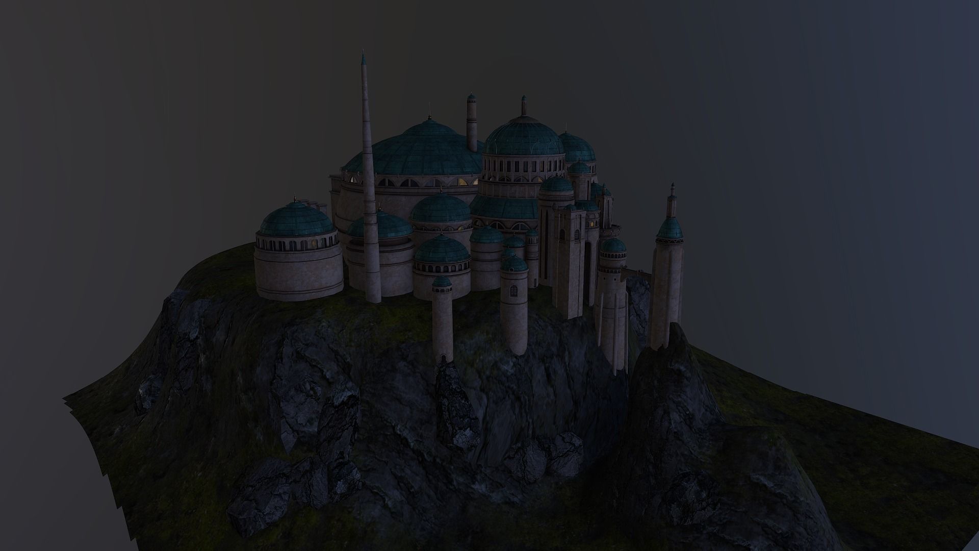 Theed Royal Palace -Naboo - Star Wars 3D model_21