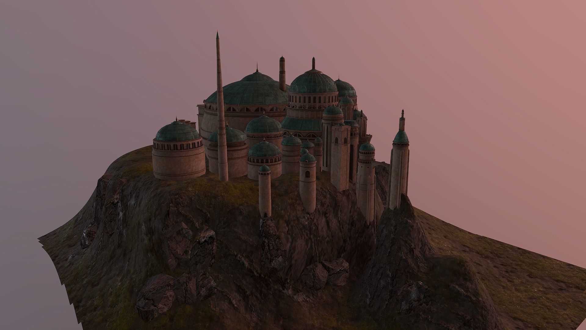 Theed Royal Palace -Naboo - Star Wars 3D model_38