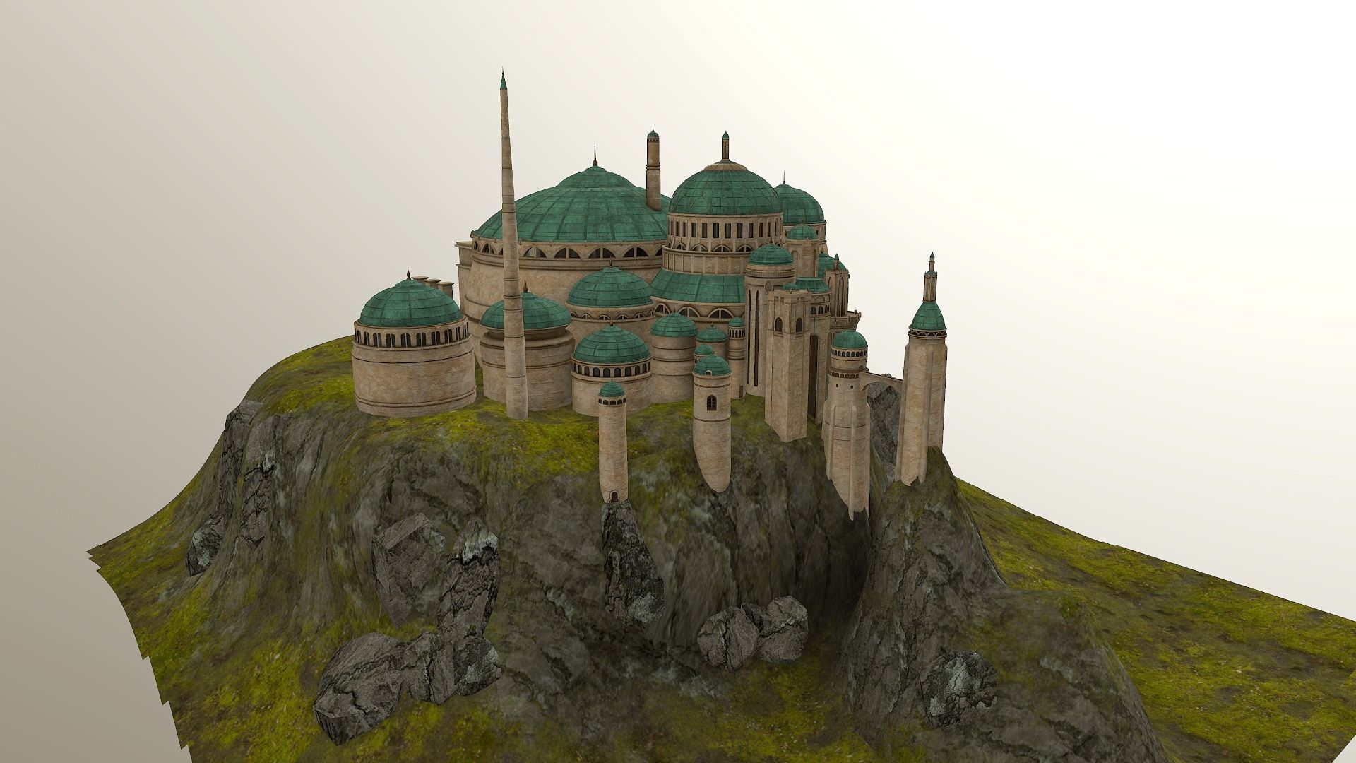 Theed Royal Palace -Naboo - Star Wars 3D model_35