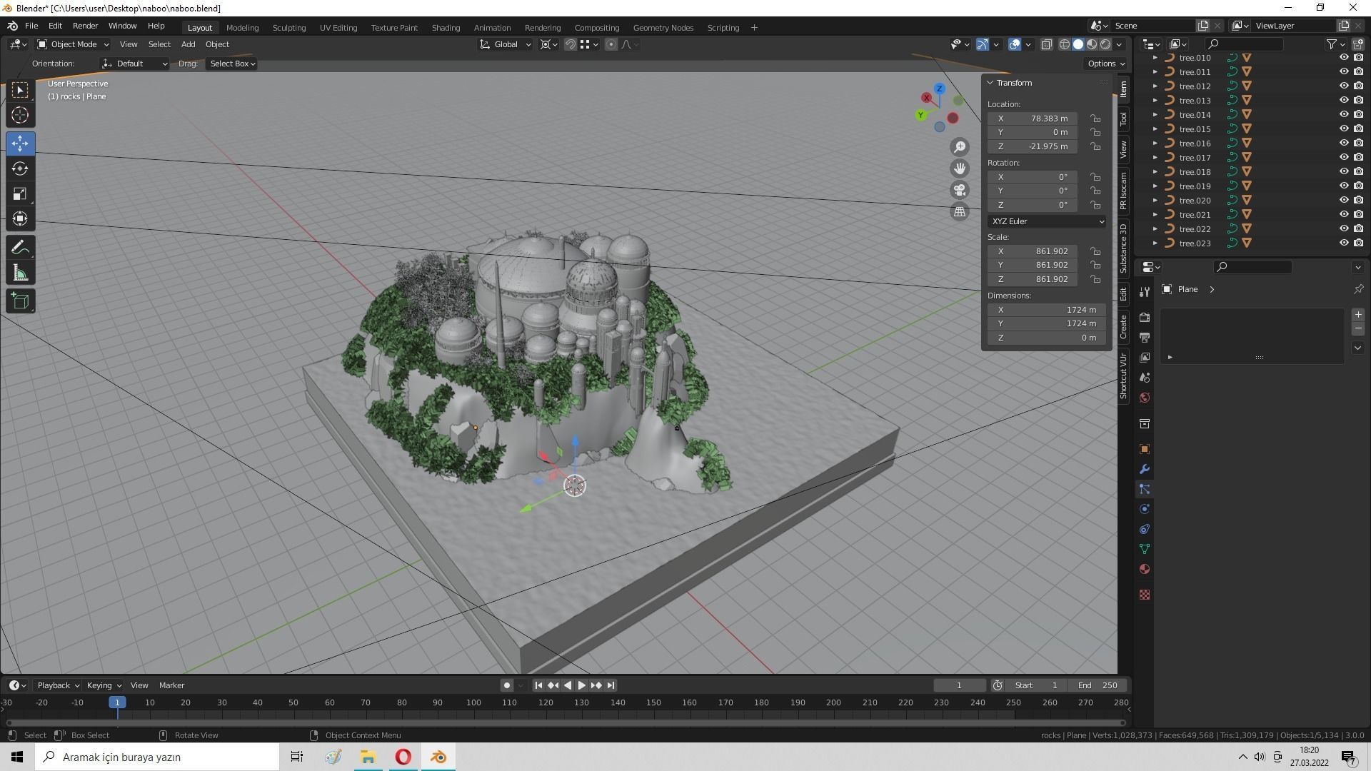 Theed Royal Palace -Naboo - Star Wars 3D model_42