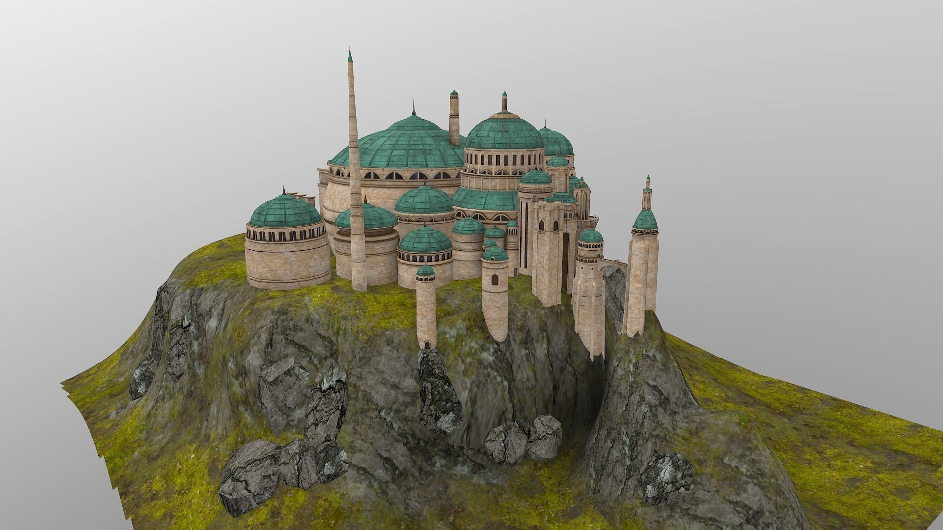 Theed Royal Palace -Naboo - Star Wars 3D model_39