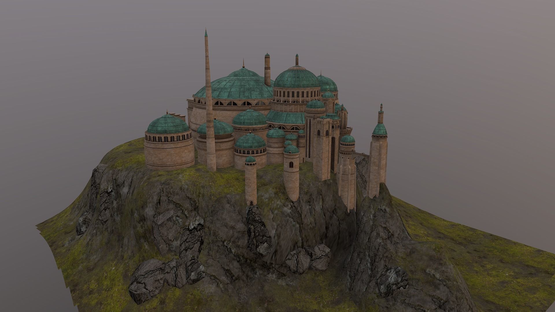 Theed Royal Palace -Naboo - Star Wars 3D model_20
