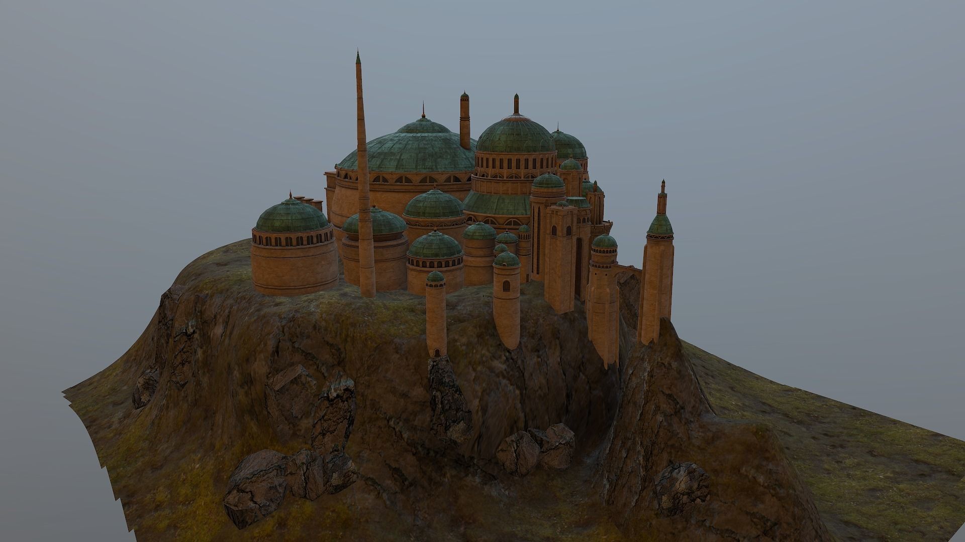 Theed Royal Palace -Naboo - Star Wars 3D model_36