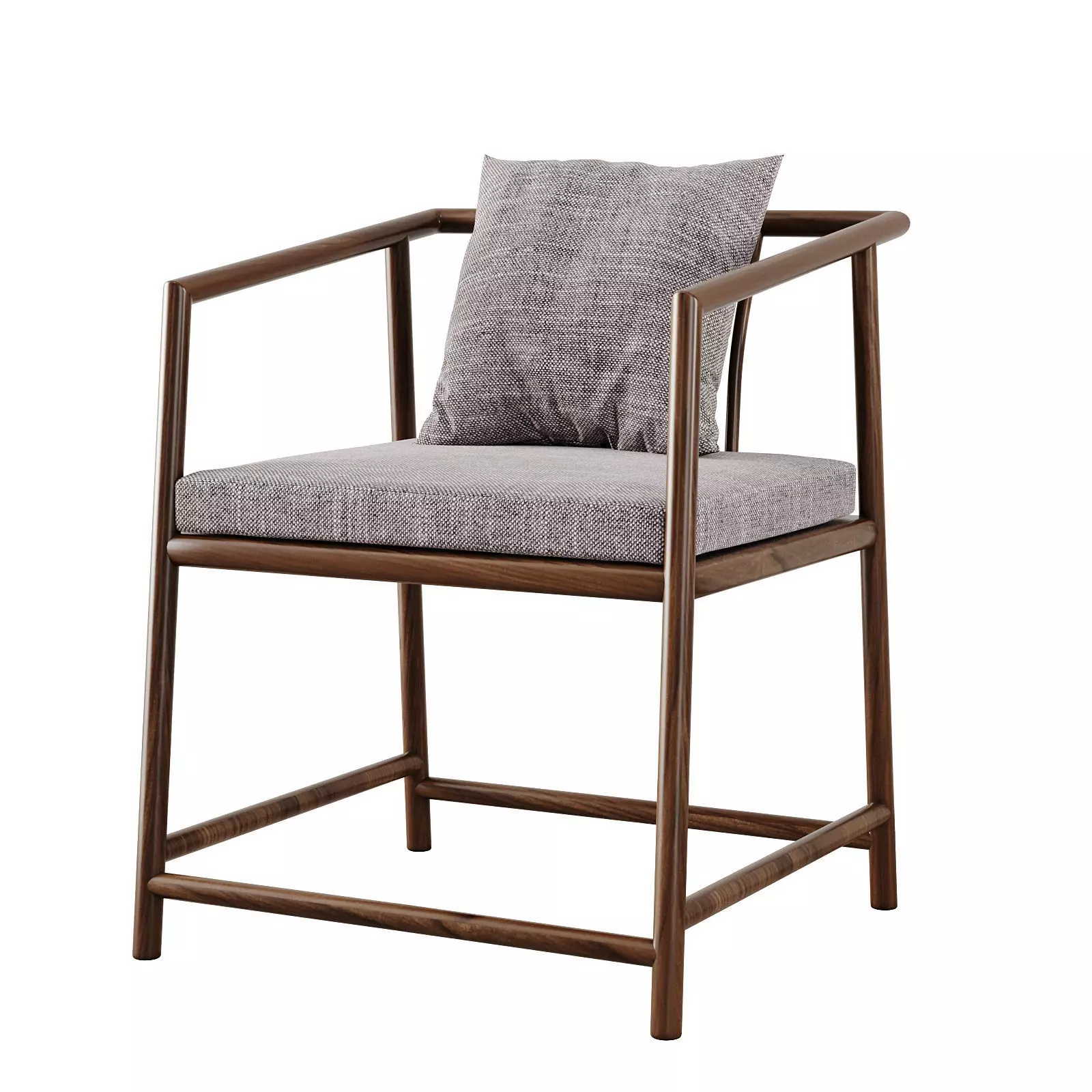 Chinese Dining Chair id 175 3D model_0