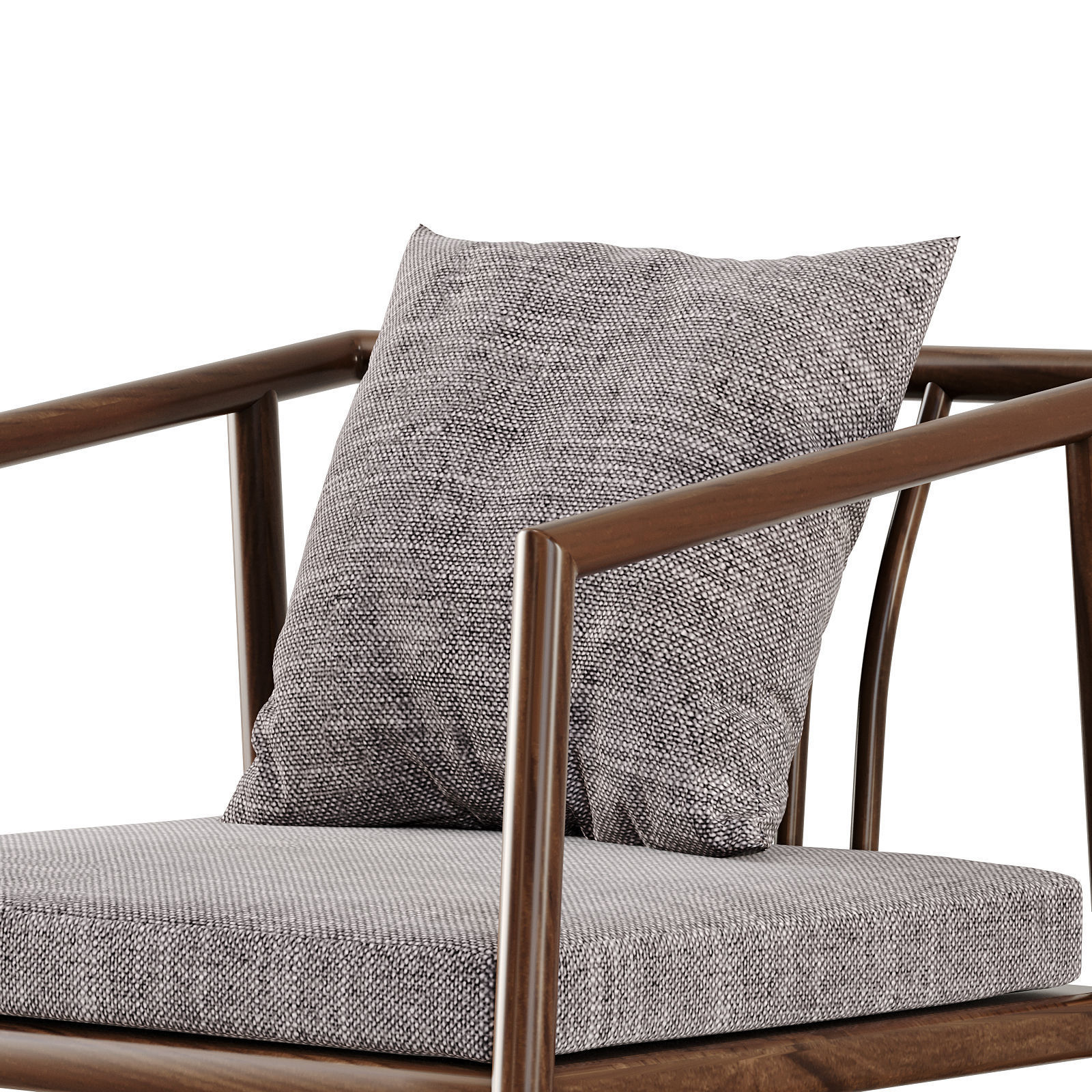 Chinese Dining Chair id 175 3D model_4