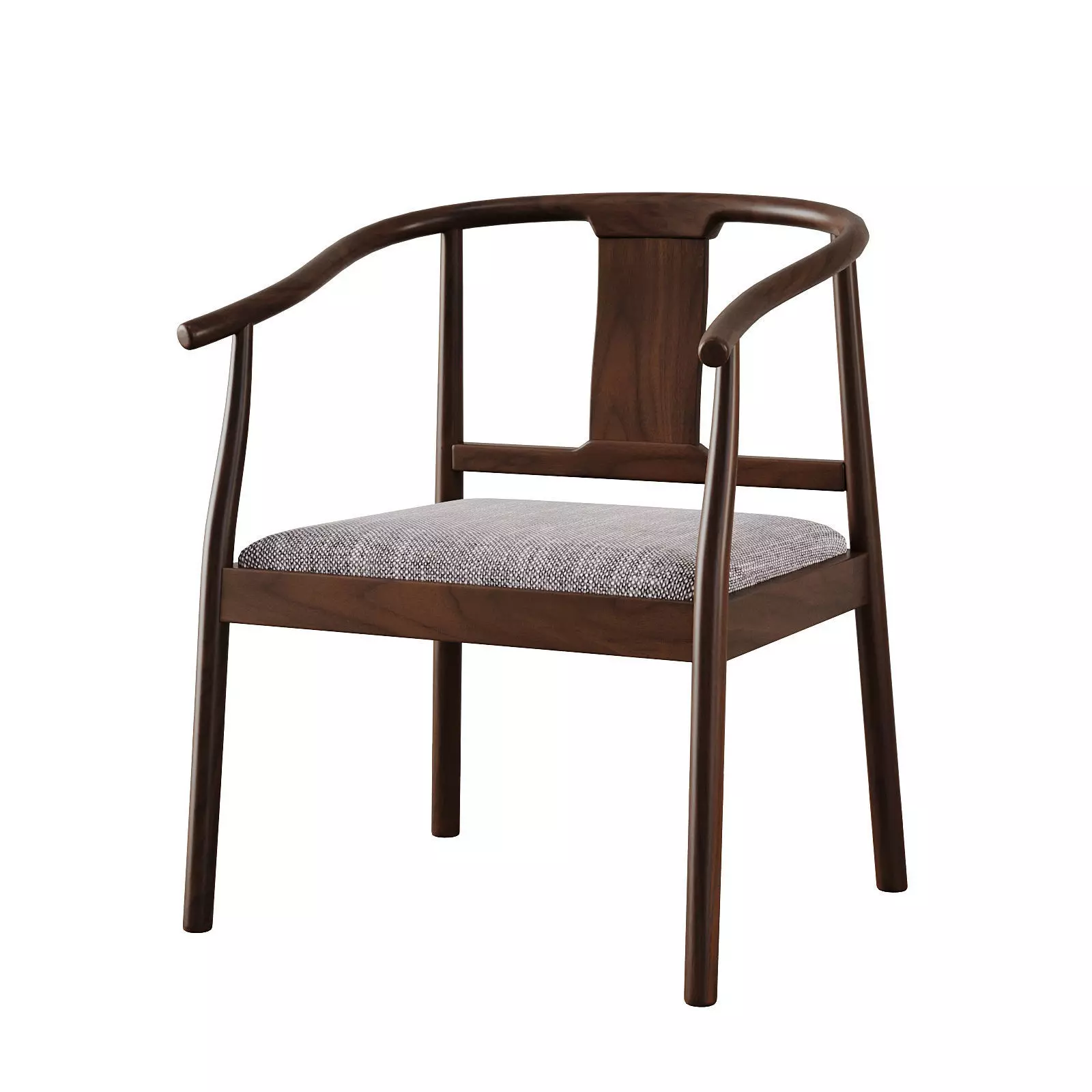 Chinese Dining Chair id 178 3D model_0
