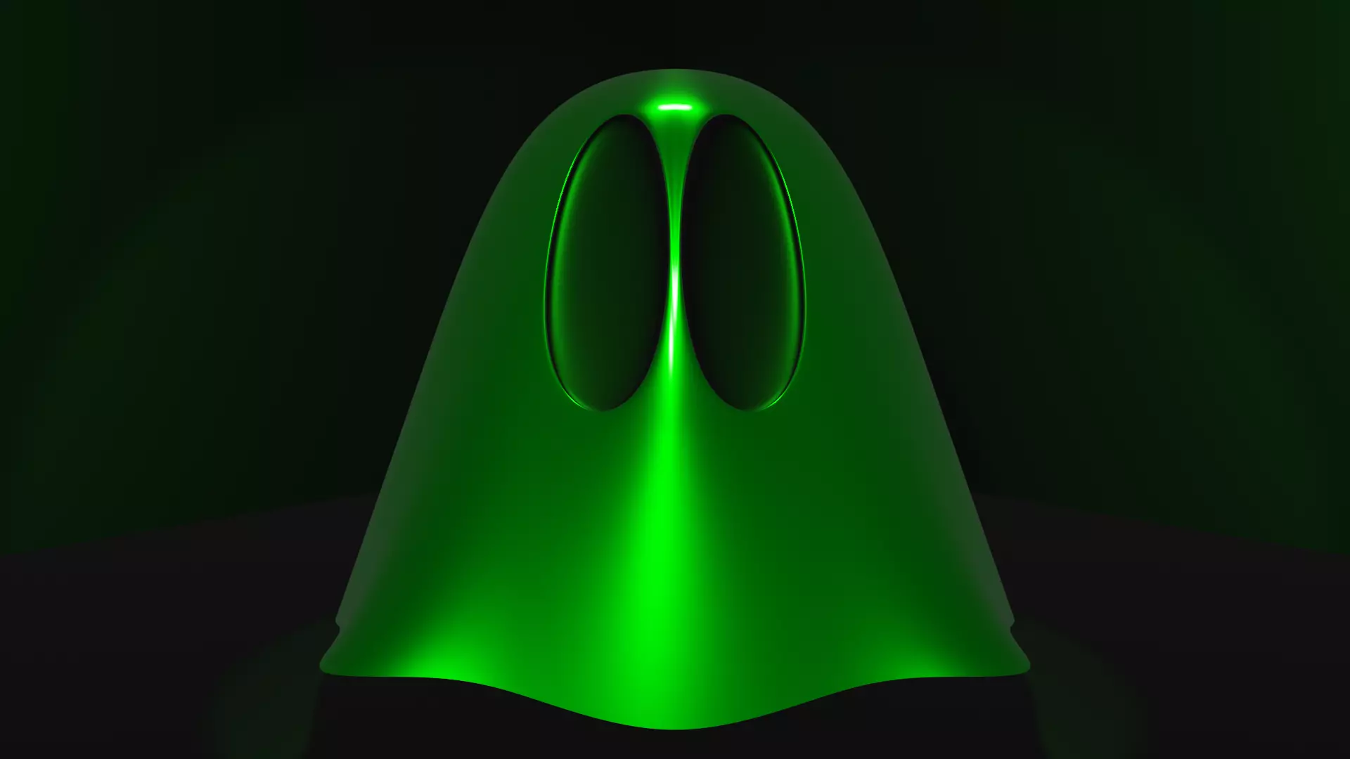 Cartoon Ghost 3D Model 3D model_0