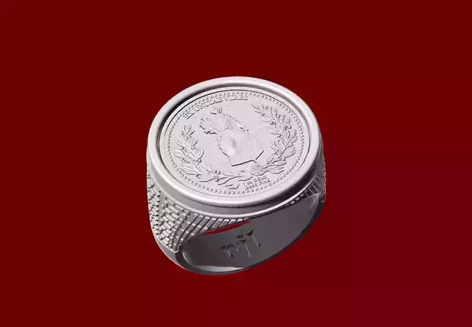 John Wick Coin Rotative Ring 3D print model