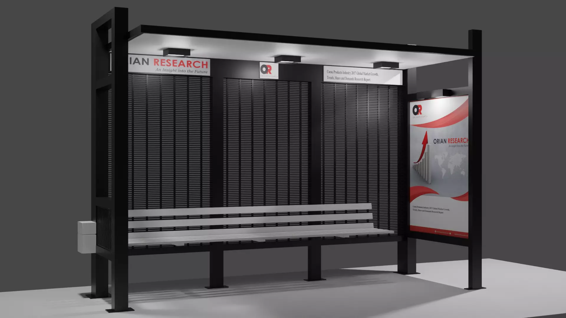 3D model of bus stope 3D model_0