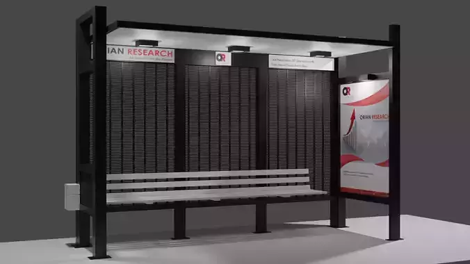 3D model of bus stope