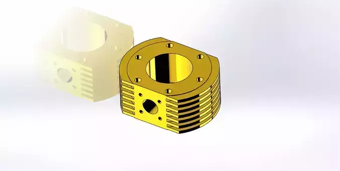 dik stirling motor 3D model