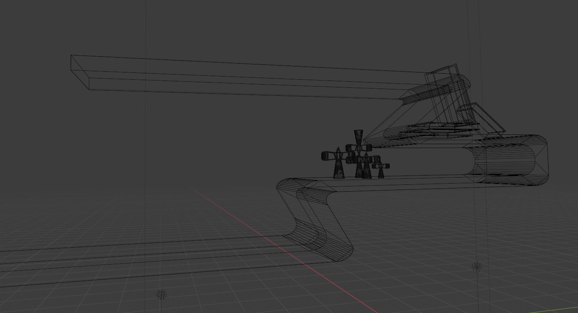 modern shelf Free 3D model_5