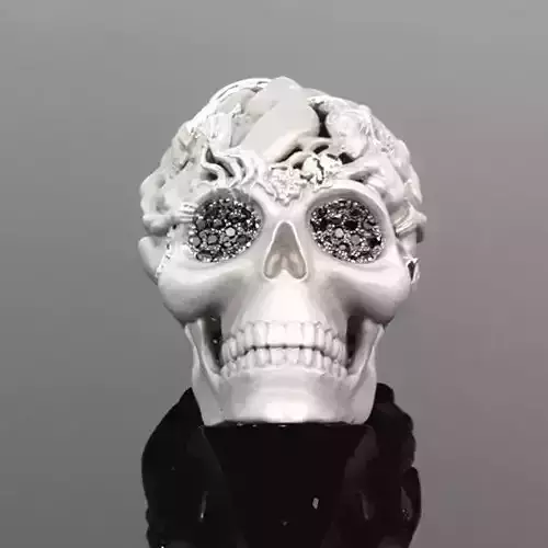 Skull pendants  antique sculpture   3D print model