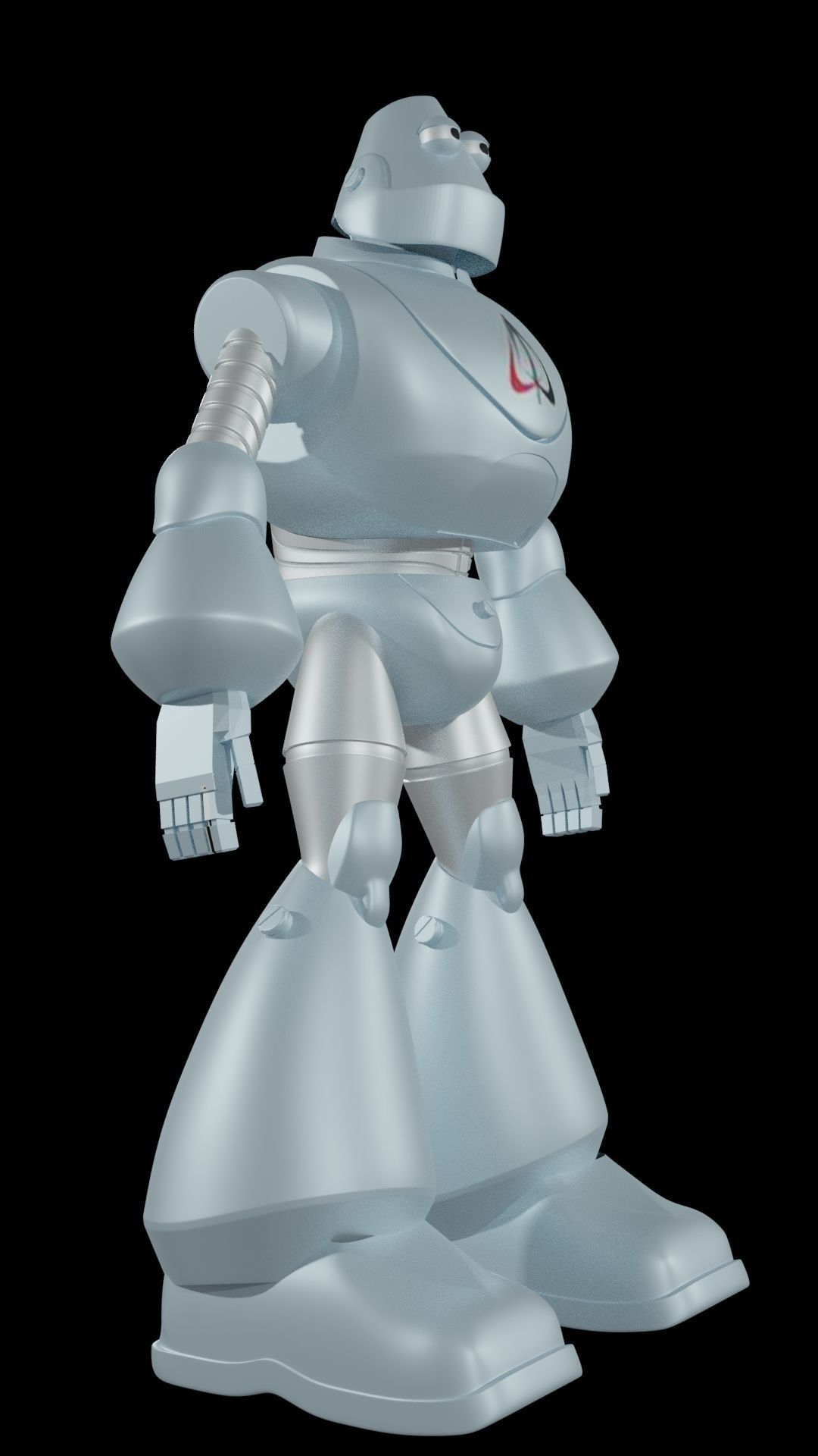 Tin Can Bot 3D model_3