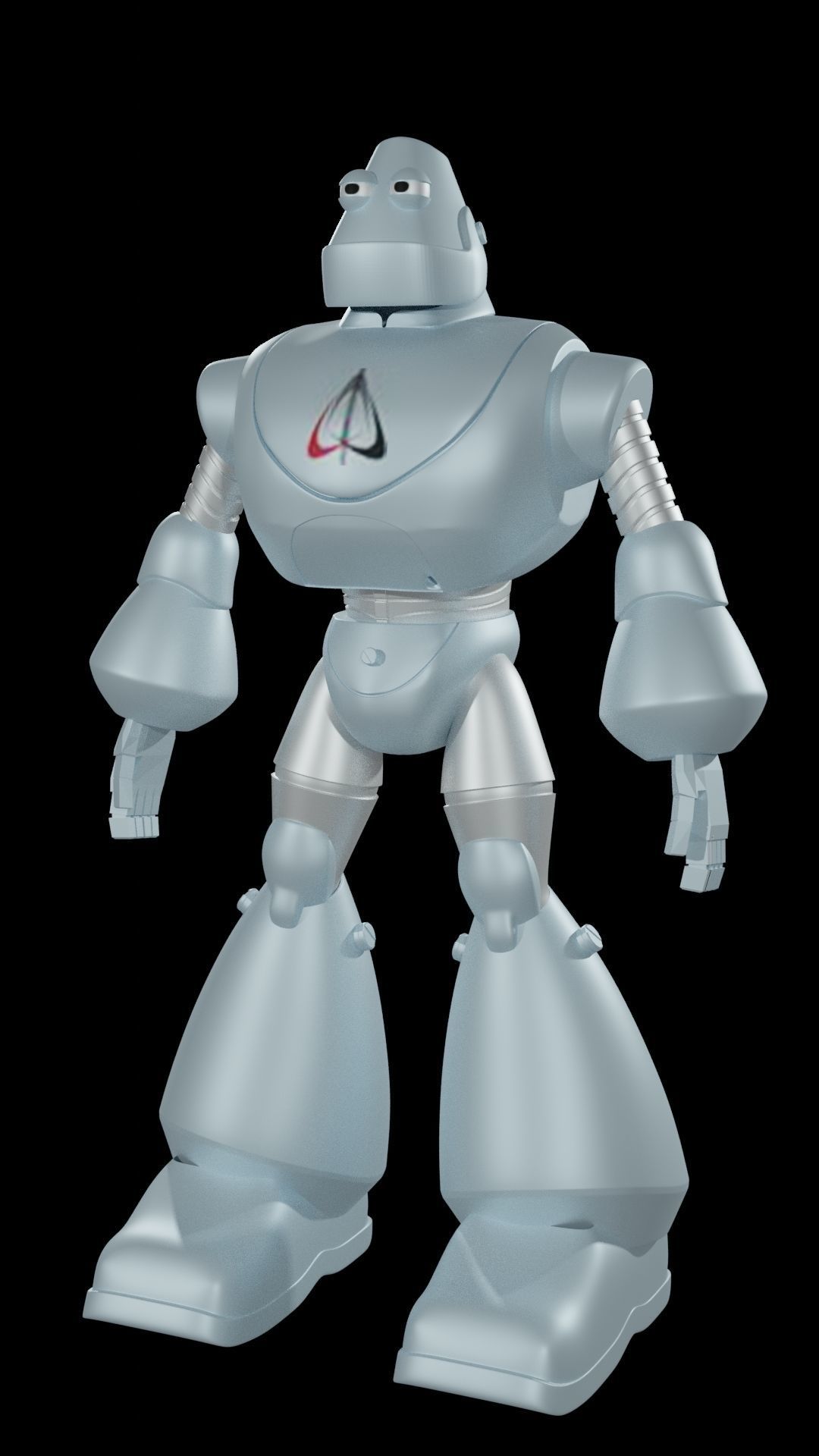 Tin Can Bot 3D model_4