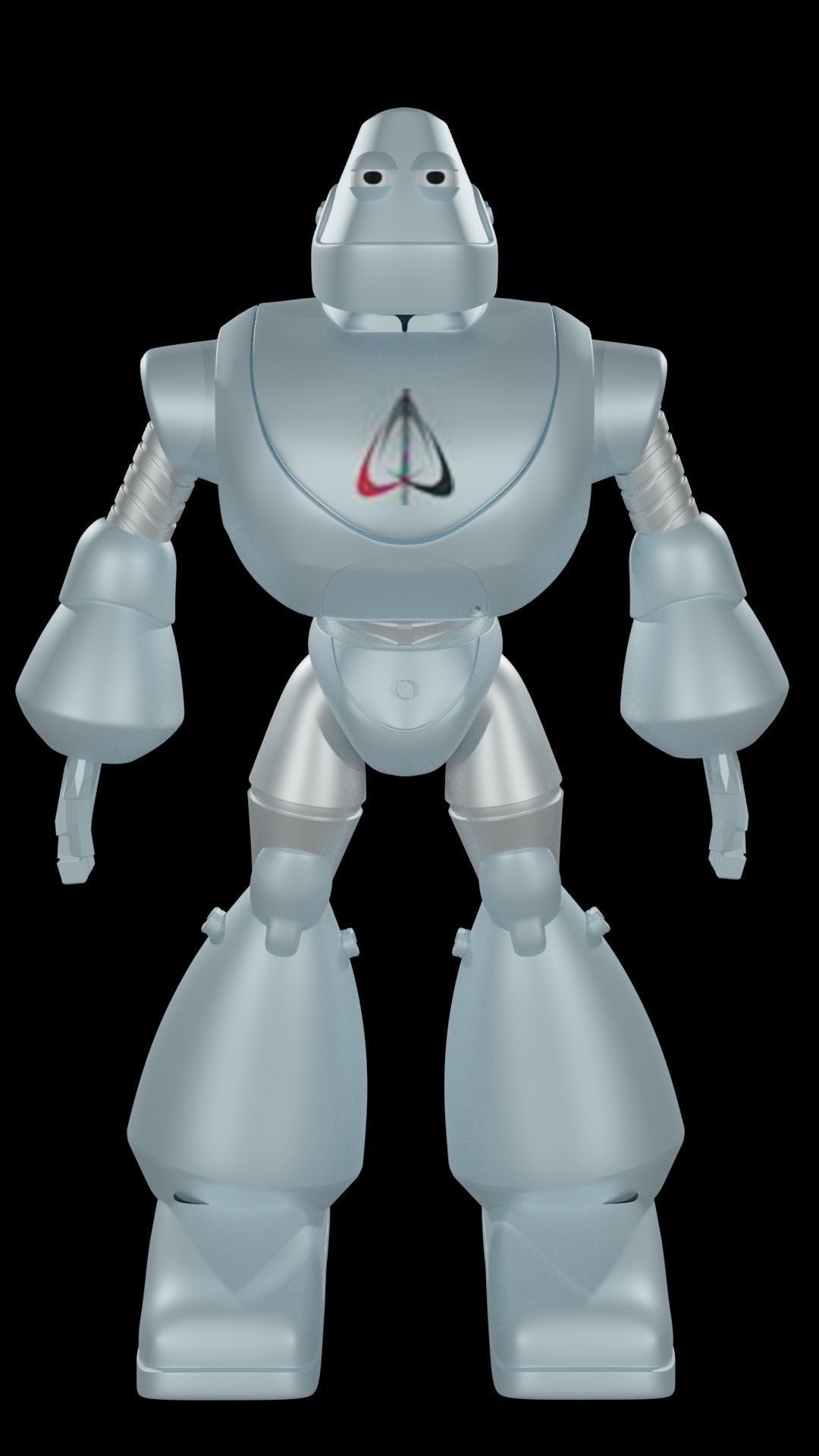 Tin Can Bot 3D model_2