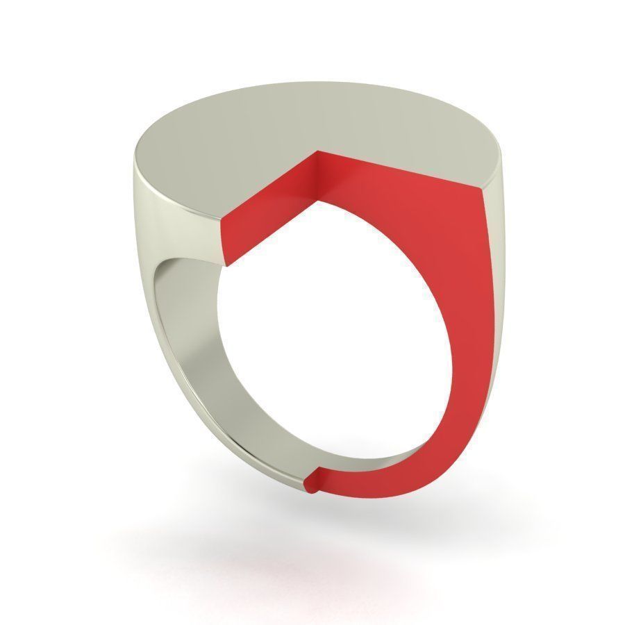 Signet rings set 10 shapes 3060 pieses MEGA pack 3D Model Collection_13