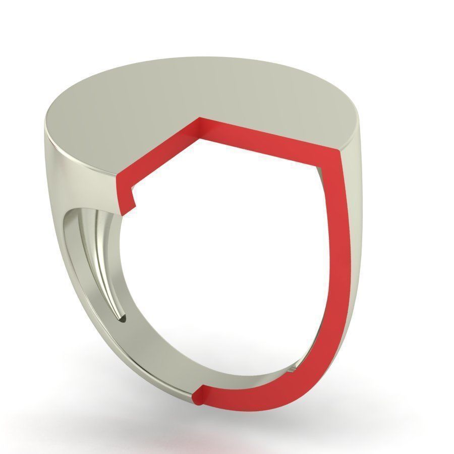 Signet rings set 10 shapes 3060 pieses MEGA pack 3D Model Collection_14