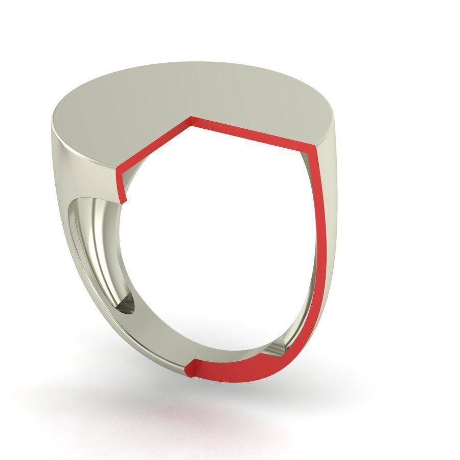 Signet rings set 10 shapes 3060 pieses MEGA pack 3D Model Collection_15