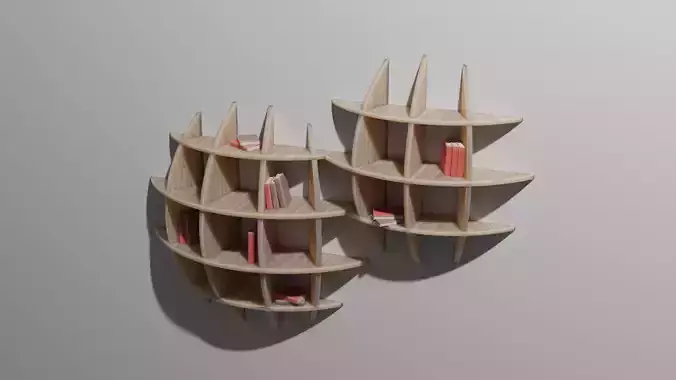 Sphere Bookshelf 3D model
