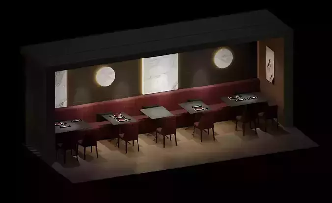 Dining interior set03