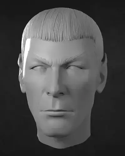 Spock 3D printable head