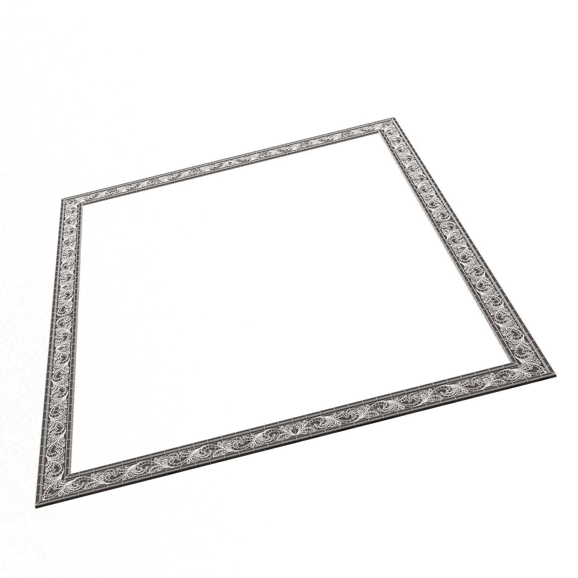 Classic Frame 022 Low-poly 3D model_17