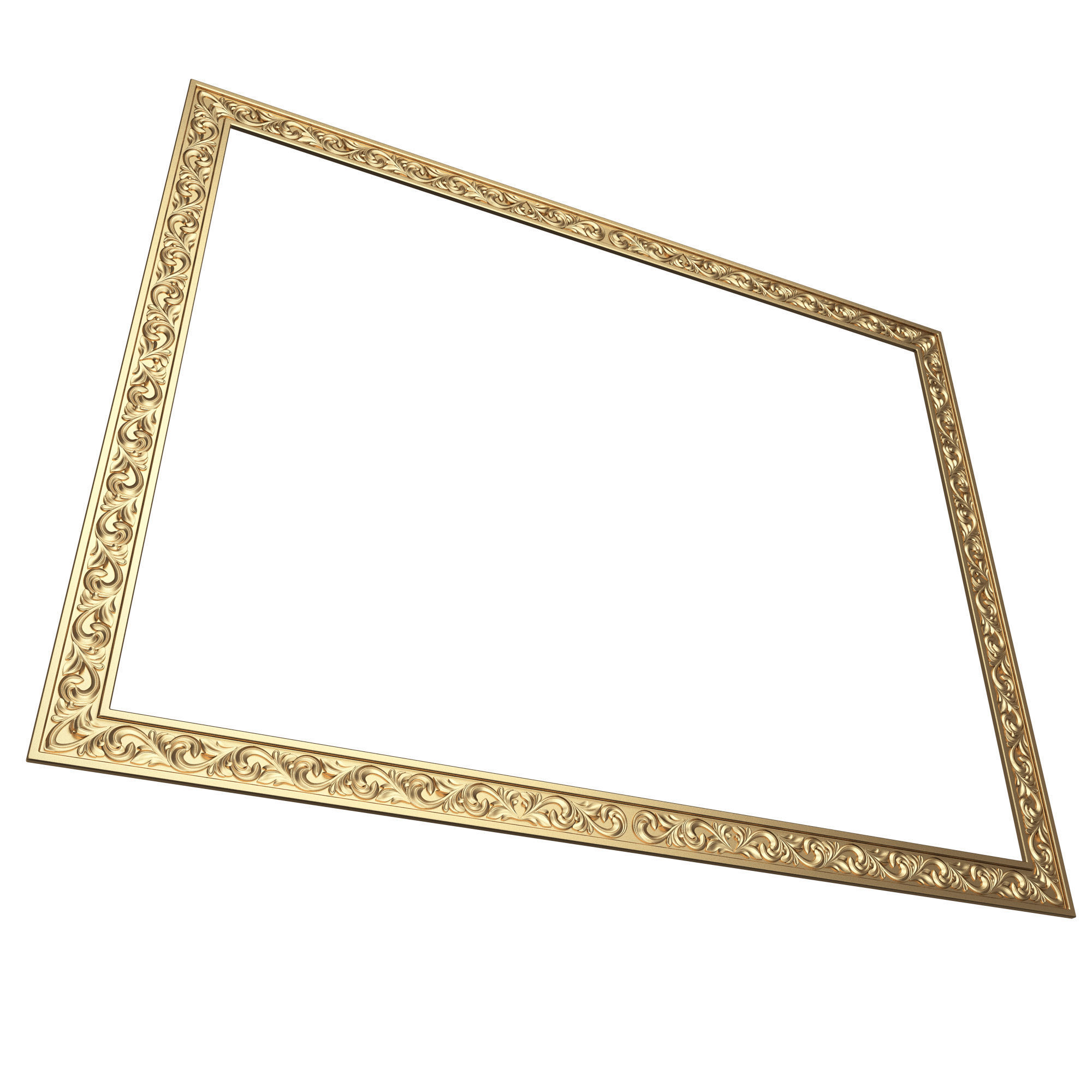 Classic Frame 022 Low-poly 3D model_1